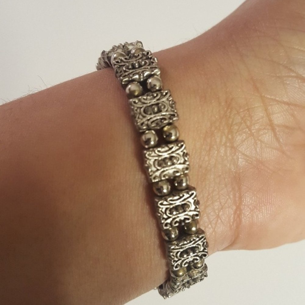 Vintage Style Silver Bracelet‎